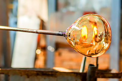 Try glass blowing with friends
